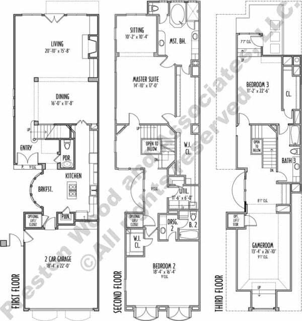 Townhouse Plan C9011