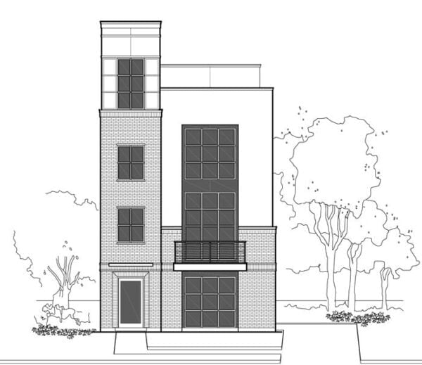 Townhouse Plan E1197 A1.1