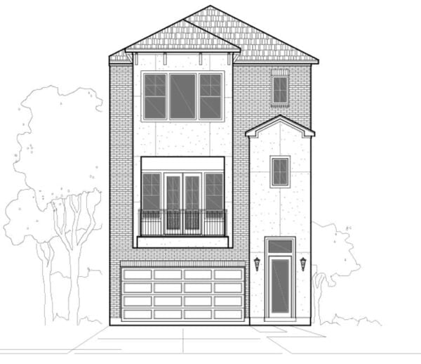 Townhouse Plan E1208 A2.2