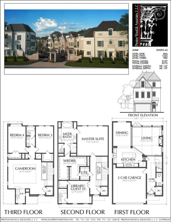 Townhouse Plan D9095 A3