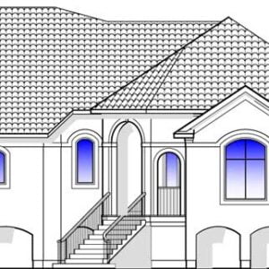 Two Story House Plan D3101