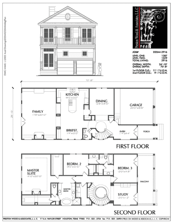 Urban House Plan D2044