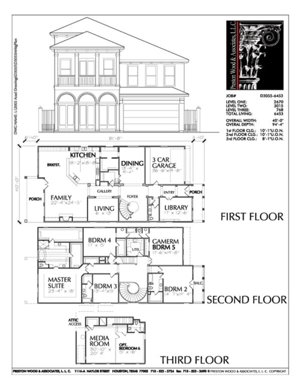 Urban House Plan D3055