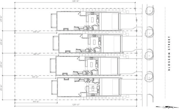 Townhouse Plan E1183 A1.2