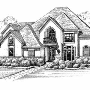 Two Story House Plan C5339