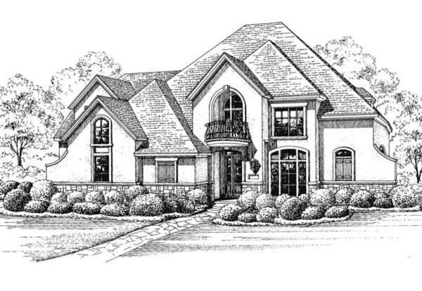 Two Story House Plan C5339