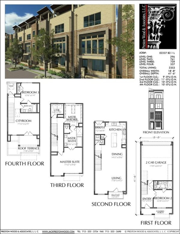 Townhouse Plan E2237 B2.1