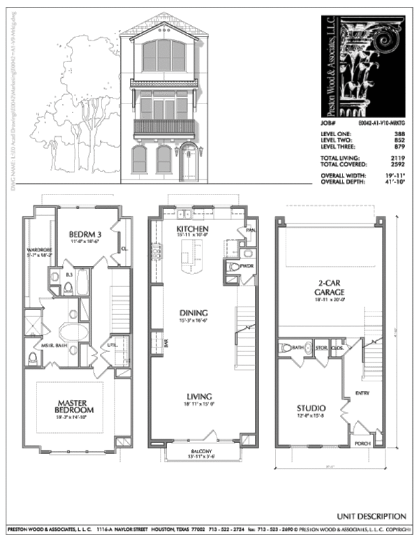 Townhouse Plan E0042 A1 V10