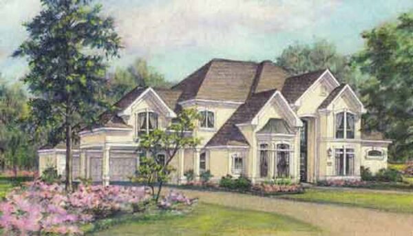 Country Style Home Plan C4174