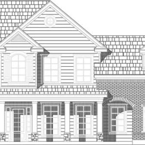 Two Story House Plan C8304