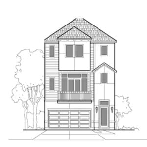 Townhouse Plan E2080 A1.1