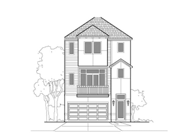 Townhouse Plan E2080 A1.1