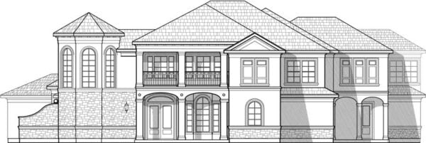 Two Story House Plan C8206