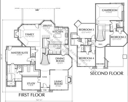 Two Story Home Plan D9174