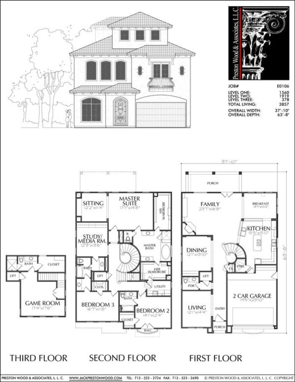 Urban House Plan E0106