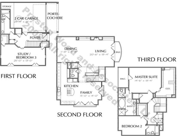 Townhouse Plan D3016 u3