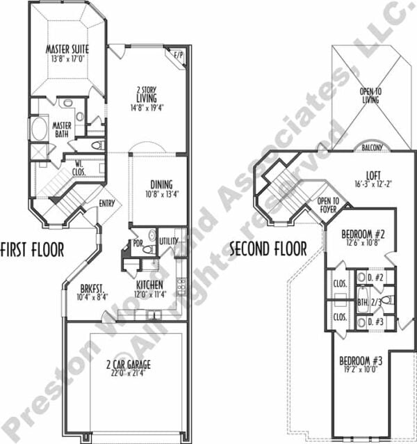 Urban House Plan C7123 B