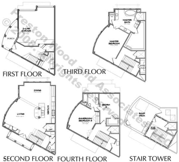 Townhome Plan D5182 Andalucia