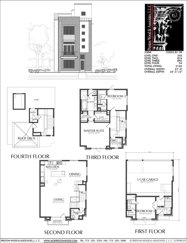 Townhouse Plan E3052 B1.2