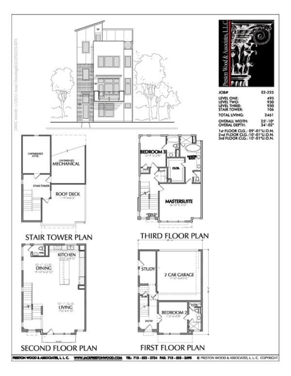 Townhouse Plan E2225