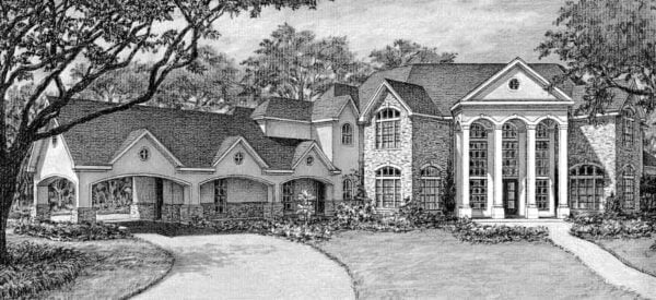 Two Story Home Plan C6330