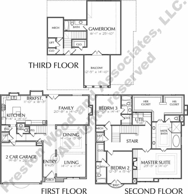 Urban House Plan D7166