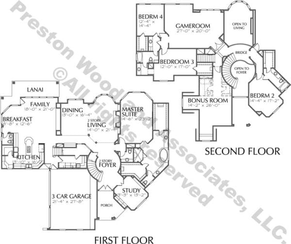 Two Story Home Plan D2009