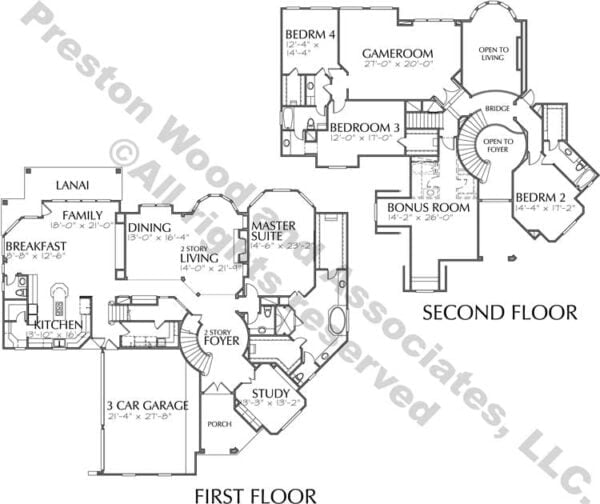 Two Story Home Plan D2009