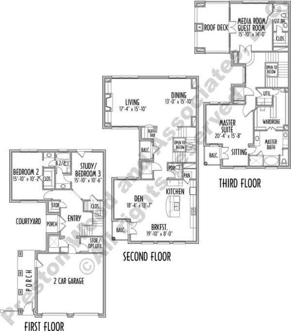 Urban House Plan C9307