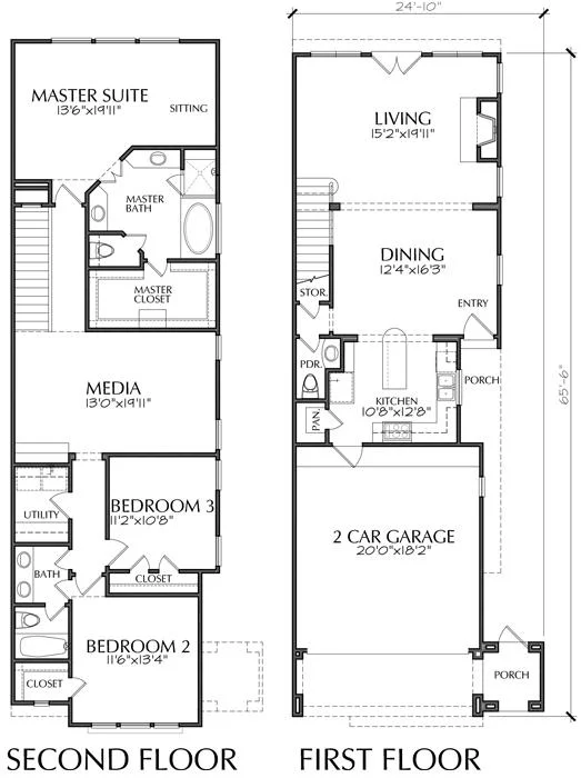 Townhouse Plan D7005 1A