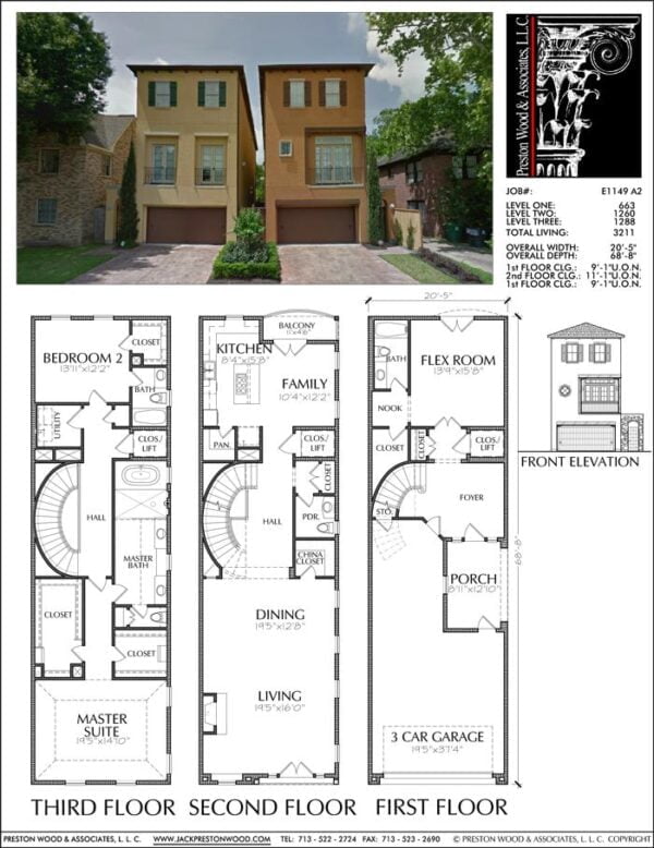 Townhouse Plan E1149 A2