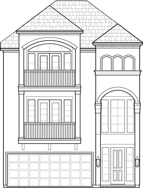 Urban House Plan D3103