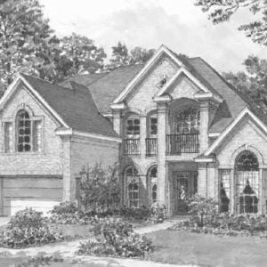 Two Story House Plan aC8284