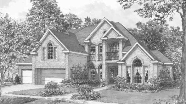 Two Story House Plan aC8284