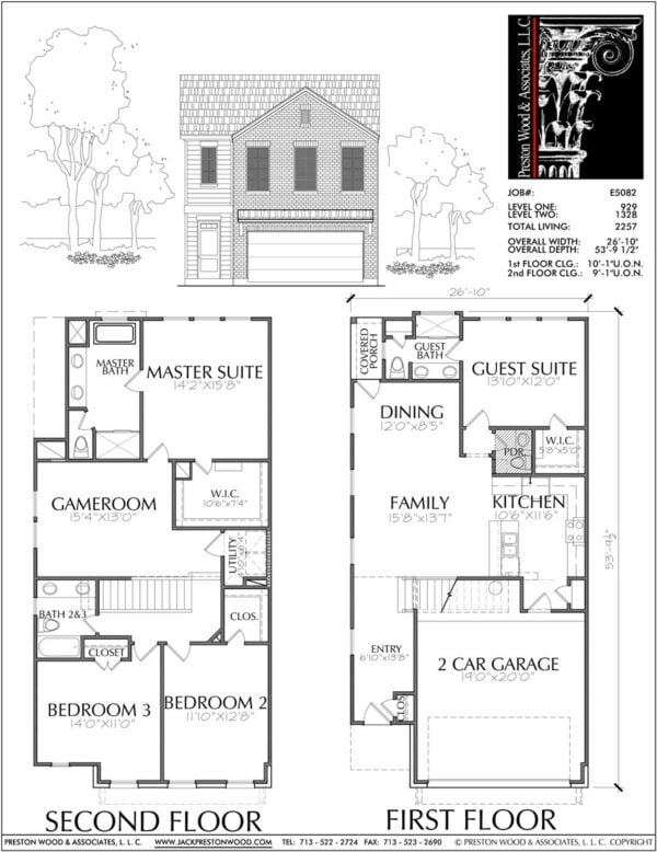 Townhouse Plan E5082