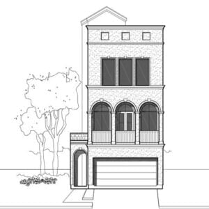 Townhouse Plan E2103 A1.1L