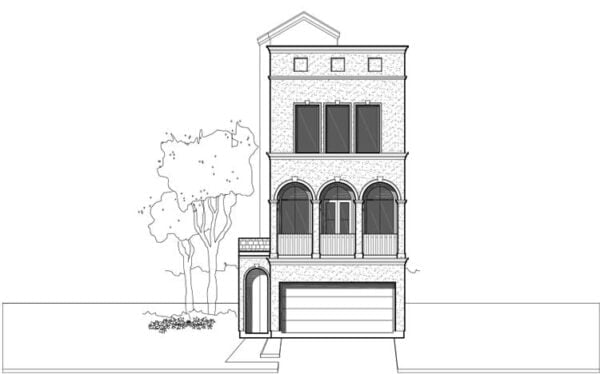 Townhouse Plan E2103 A1.1L