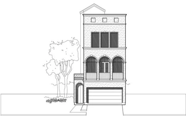 Townhouse Plan E2103 A1.1L