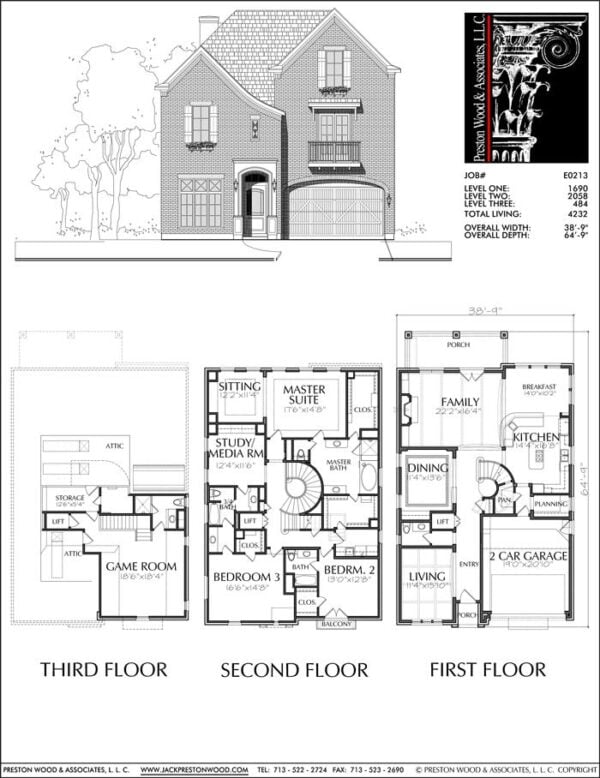 Urban House Plan E0213