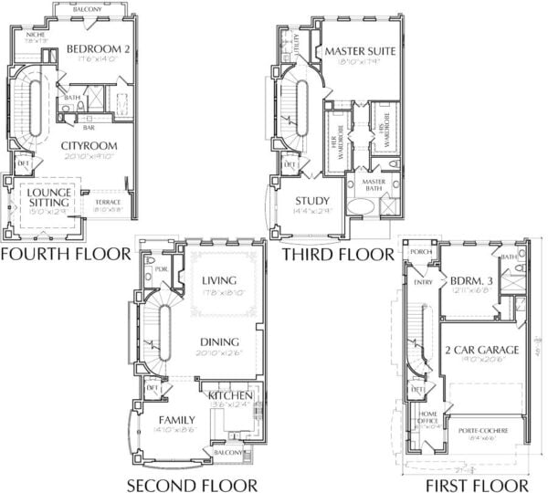 Townhouse Plan E2023 Lot 9