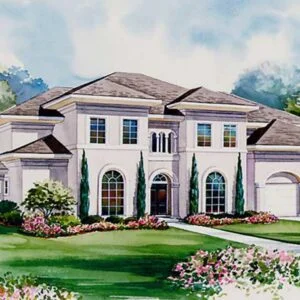 Two Story House Plan D4269