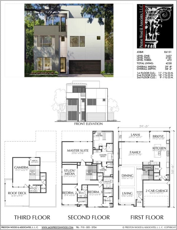 Two Story House Plan E6151