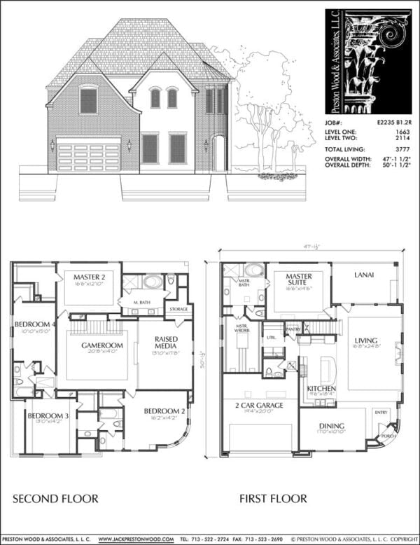 Urban House Plan E2235 B1.2