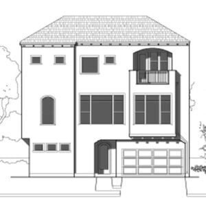 Townhouse Plan E1100 A1.1