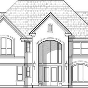 Two Story House Plan C8280