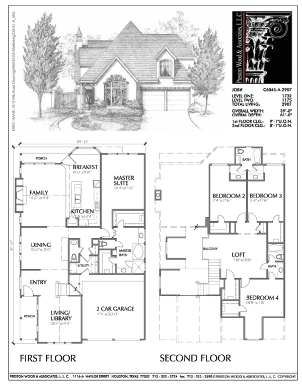 Urban House Plan C6045 A