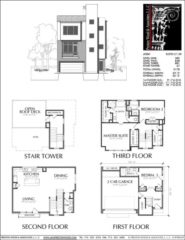Townhouse Plan E2293 C1.2R