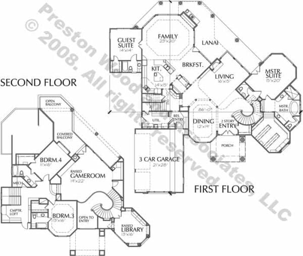 Two Story Home Plan aC6285