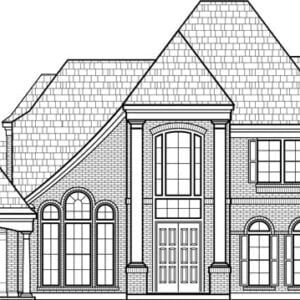 Two Story House Plan D2173