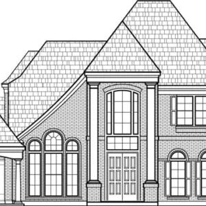 Two Story House Plan D2173